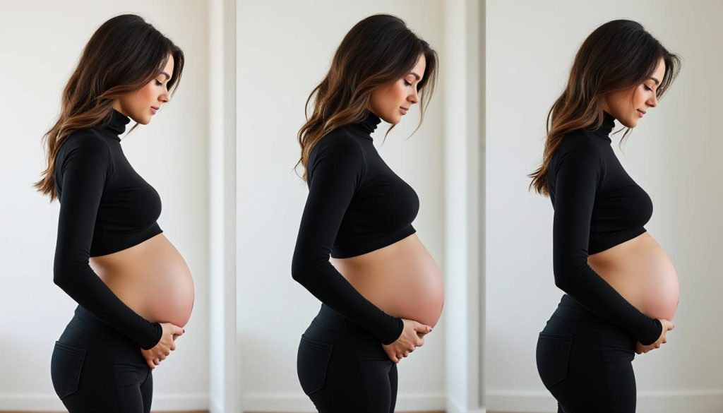 erfahren sie, ab wann man einen babybauch zu beginn der schwangerschaft sichtbar sieht und welche faktoren dies beeinflussen können.
