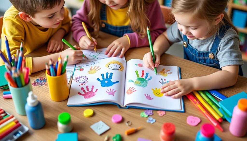 gestalten sie ein kreatives freundebuch für den kindergarten, um erinnerungen festzuhalten und den zusammenhalt spielerisch zu fördern.