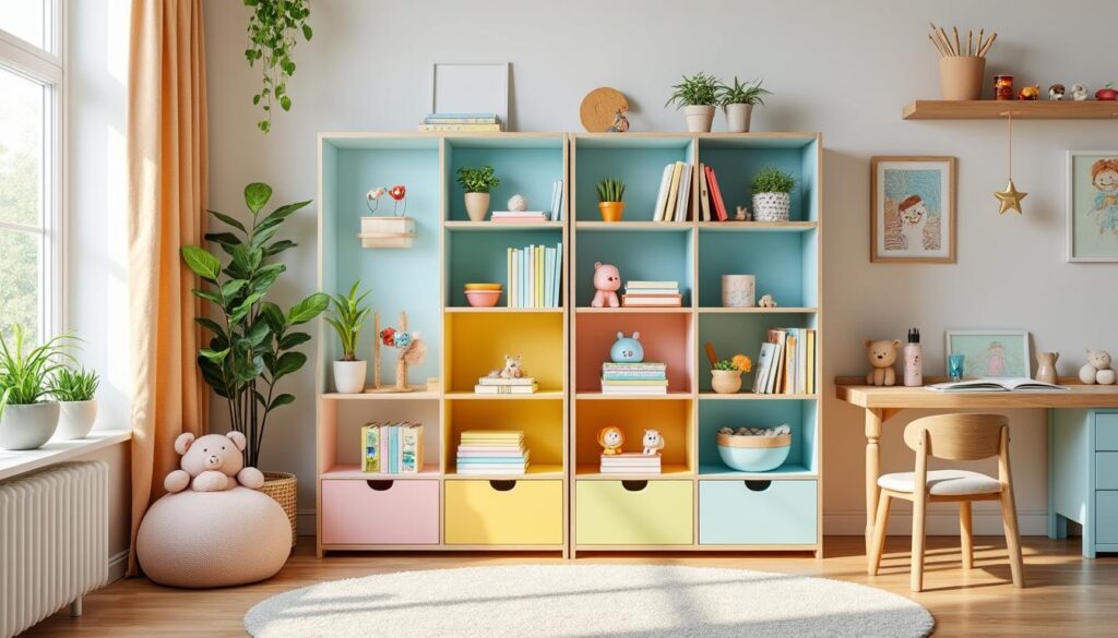 entdecken sie kreative ideen, wie sie ein kinder bücherregal gestalten können, um mehr ordnung und struktur im kinderzimmer zu schaffen. praktische tipps für ein aufgeräumtes und schönes kinderzimmer.